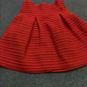 Cute red skirt